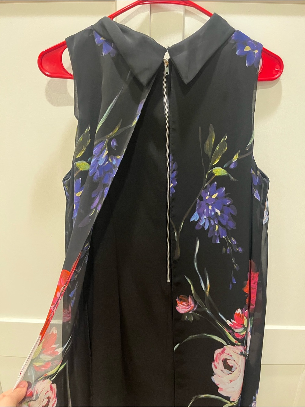 Ignite Evening Black Floral Dress - Picture 4 of 7